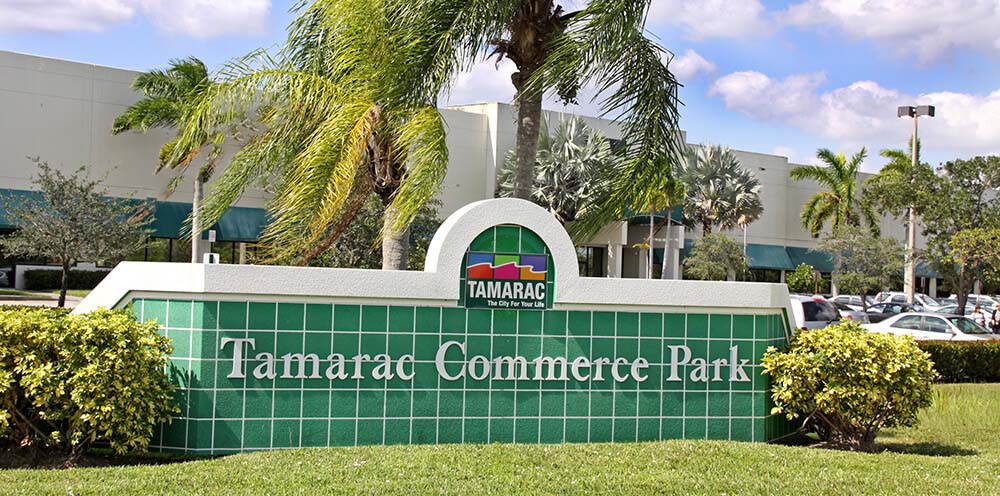 Tamarac Commerce Park Sign